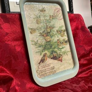 Vintage Christmas Tray🎄